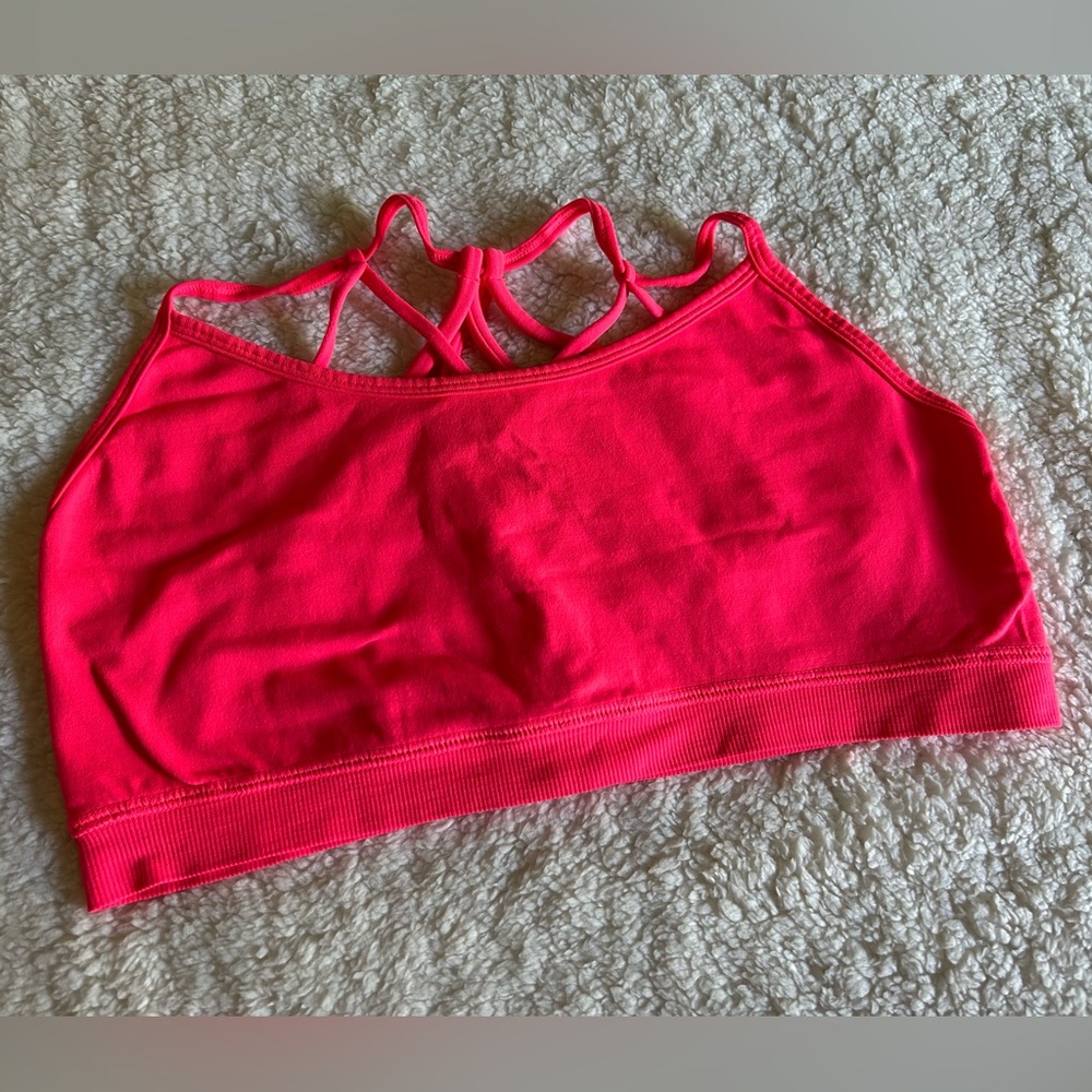 Fabletics Pink Sports Bra